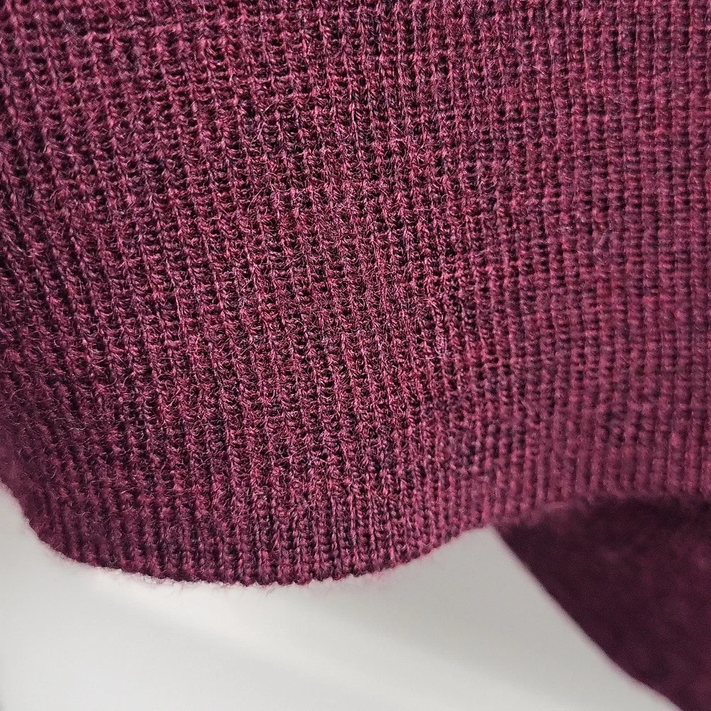NWOT‎ POLO Ralph Lauren Aged wine heather V-Neck Sweater. Size XXL
